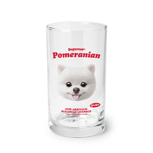QiuQiu the Pomeranian TypeFace Cool Glass