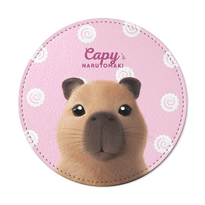 Capy&#039;s Narutomaki Leather Coaster