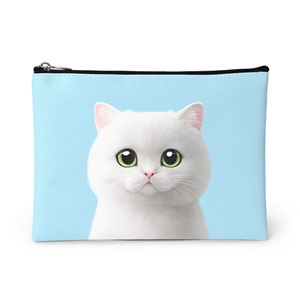 May the British Shorthair Leather Pouch