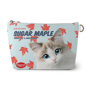 Autumn the Ragdoll’s Sugar Maple New Patterns Leather Triangle Pouch