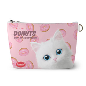 Venus’s Donuts New Patterns Leather Triangle Pouch