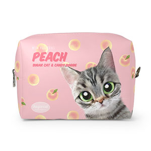 Momo the American shorthair cat’s Peach New Patterns Volume Pouch