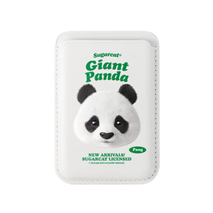 Pang the Giant Panda TypeFace Magsafe Card Wallet