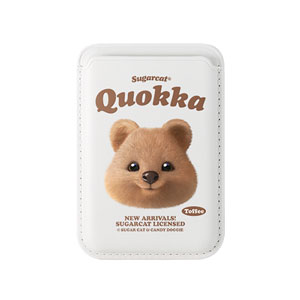 Toffee the Quokka TypeFace Magsafe Card Wallet