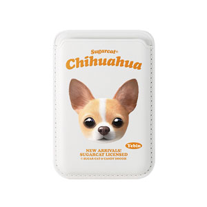 Yebin the Chihuahua TypeFace Magsafe Card Wallet