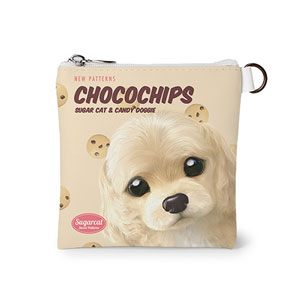 Momo the Cocker Spaniel’s Chocochips New Patterns Mini Flat Pouch