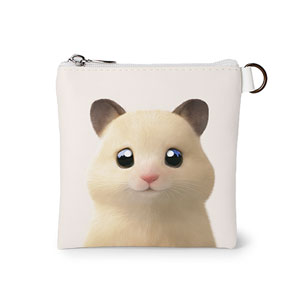 Pudding the Hamster Mini Flat Pouch