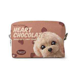 Renata the Poodle’s Heart Chocolate New Patterns Mini Volume Pouch