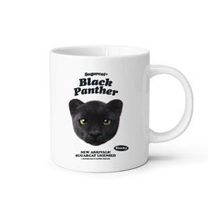 Blacky the Black Panther TypeFace Mug