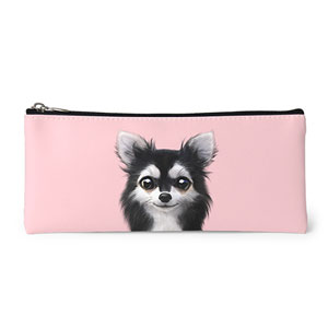 Cola the Chihuahua Leather Pencilcase
