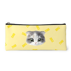 Joy the Kitten’s Gummy Baers Jelly Face Leather Pencilcase