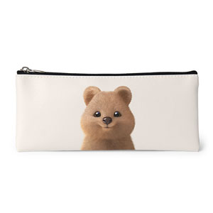 Toffee the Quokka Leather Pencilcase