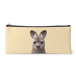 Wawa the Wallaby Leather Pencilcase
