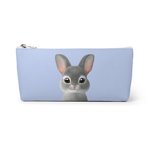 Chelsey the Rabbit Leather Triangle Pencilcase