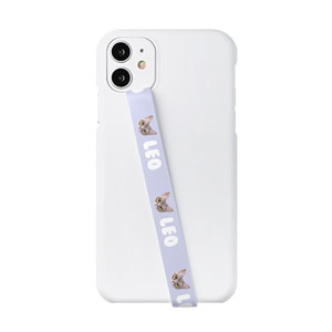 Leo the Abyssinian Blue Cat Face Phone Strap