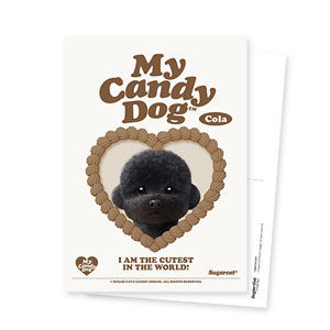 Cola the Medium Poodle MyHeart Postcard