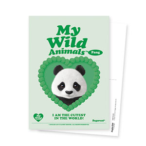 Pang the Giant Panda MyHeart Postcard