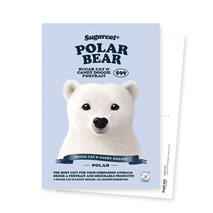 Polar the Polar Bear New Retro Postcard