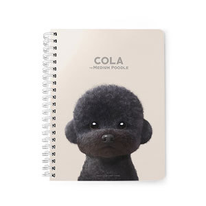 Cola the Medium Poodle Spring Note