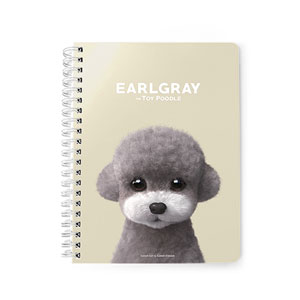 Earlgray the Poodle Spring Note