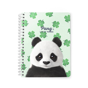 Panda’s Lucky Clover Spring Note