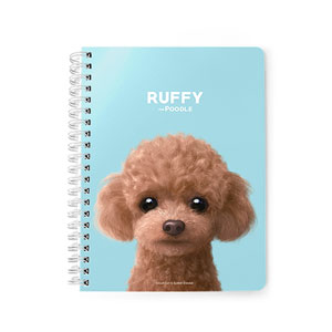Ruffy the Poodle Spring Note