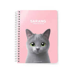 Sarang the Russian Blue Spring Note