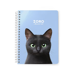 Zoro the Black Cat Spring Note