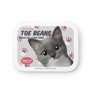 Tom’s Toe Beans New Patterns Tin Case MINIMINI