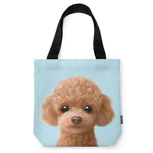 Ruffy the Poodle Mini Tote Bag