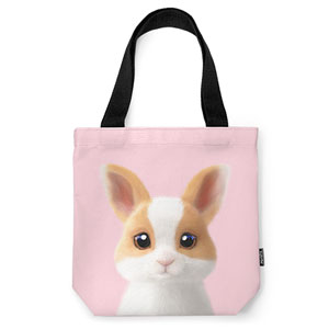 Luna the Dutch Rabbit Mini Tote Bag