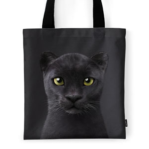 Blacky the Black Panther Tote Bag