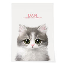 Dan the Kitten Art Poster