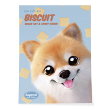Tan the Pomeranian’s Biscuit New Patterns Art Poster