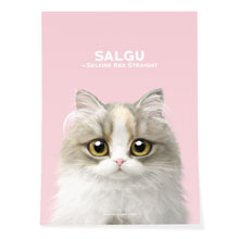 Salgu the Selkirk Rex Art Poster
