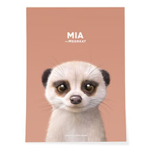 Mia the Meerkat Art Poster