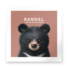 Bandal the Aisan Black Bear Art Print