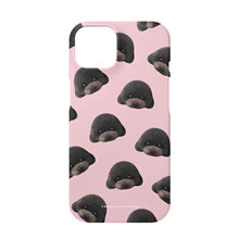 Choco the Black Poodle Face Patterns Case