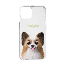 Jerry the Papillon Simple Clear Jelly Case