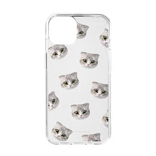 Momo Mumohan Face Patterns Clear Jelly Case