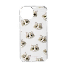 Salgu the Selkirk Rex Face Patterns Clear Jelly Case
