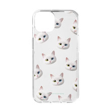 Toto the Scottish Straight Face Patterns Clear Jelly Case