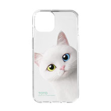 Toto the Scottish Straight Peekaboo Clear Jelly Case