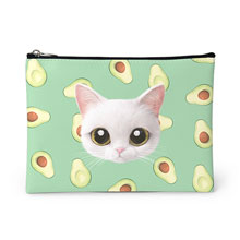 Danchu’s Avocado Face Leather Pouch