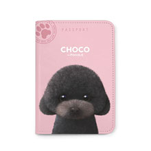 Choco the Black Poodle Passport Case