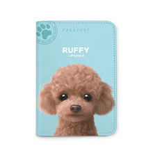 Ruffy the Poodle Passport Case