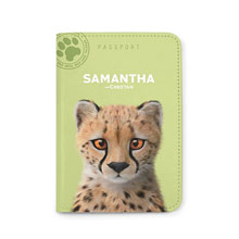 Samantha the Cheetah Passport Case