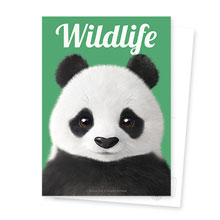 Pang the Giant Panda Magazine Postcard