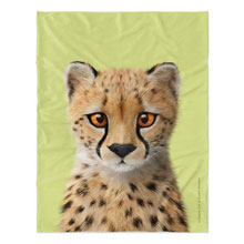 Samantha the Cheetah Soft Blanket