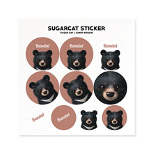 Bandal the Aisan Black Bear Sticker